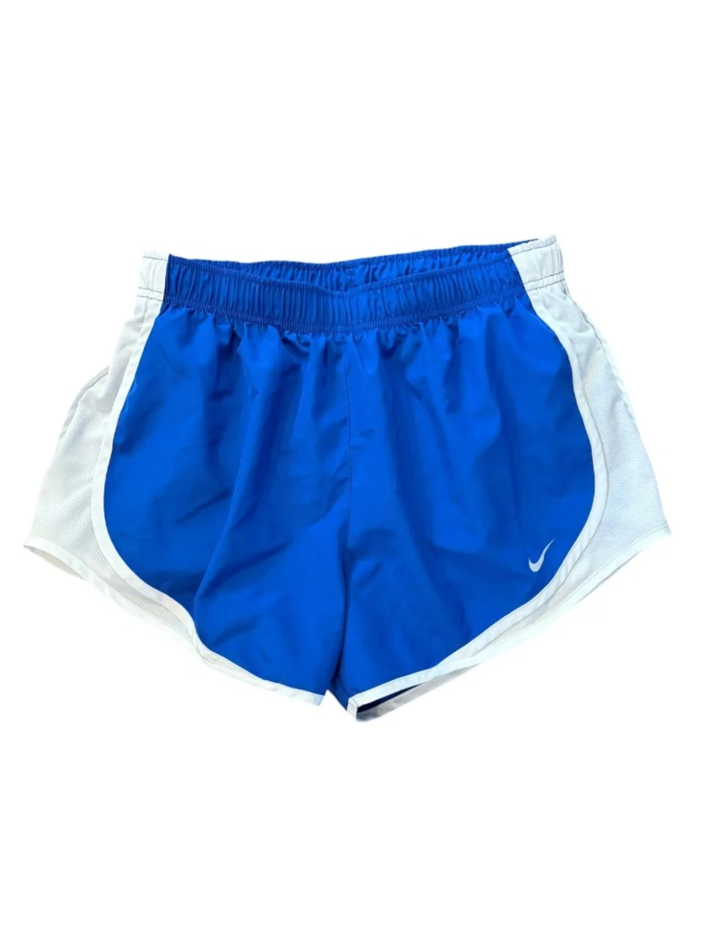 Nike Dri-FIT Women’s Medium Blue White Running Shorts